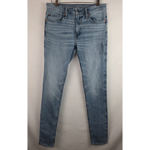 American Eagle Men's Jeans Size 32 x 32 Blue Slim Airflex Denim Jean Pants - Picture 1 of 11